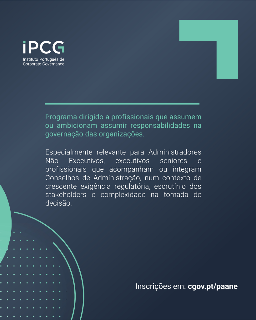 Créditos IPCG IPCG - Instituto Português de Corporate Governance