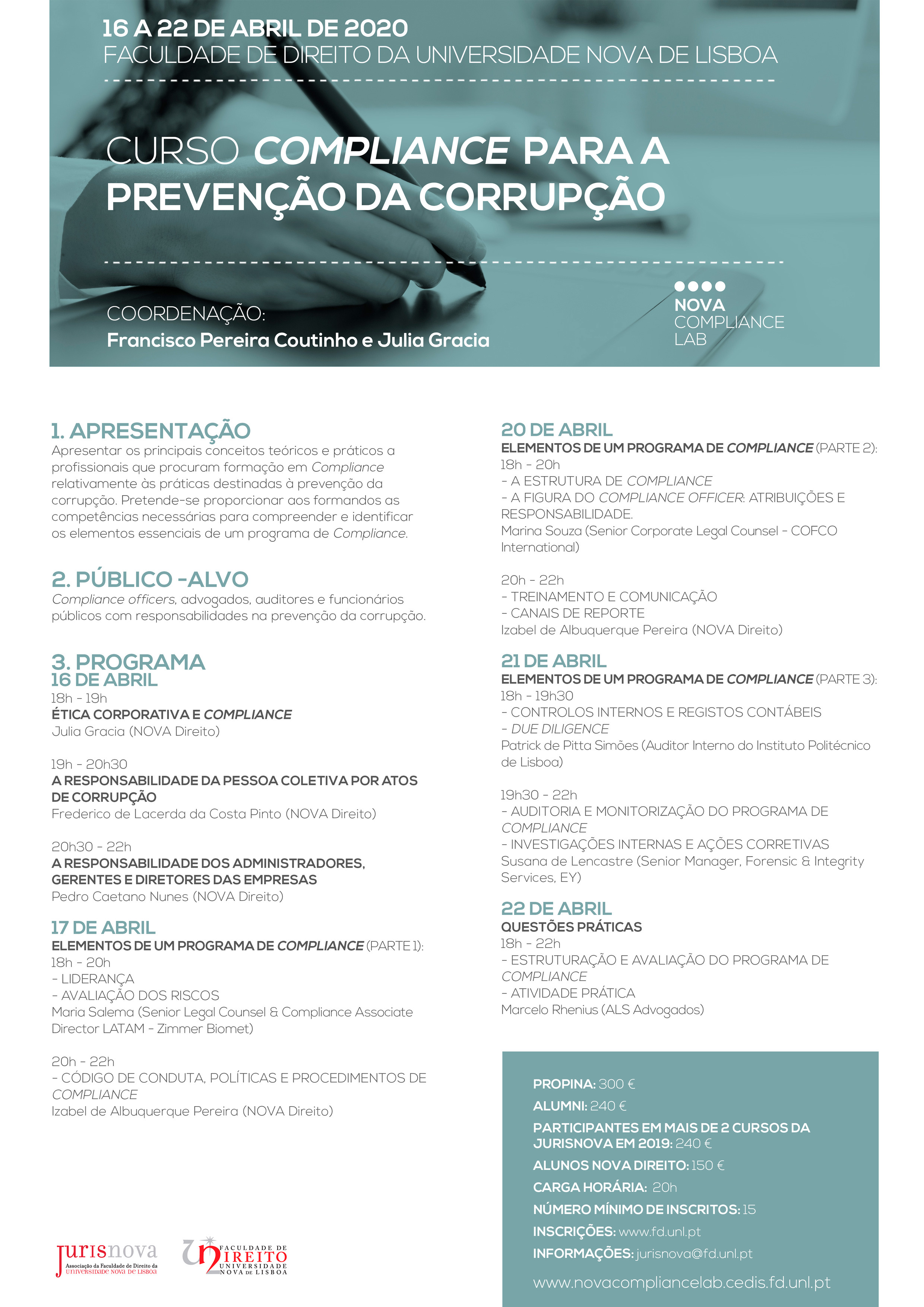 curso compliance cartaz online