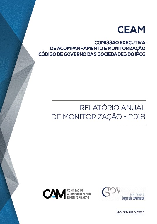 Relatório Anual de Monitorização relativo ao Código de Governo das Sociedades IPCG 2018, com respeito ao exercício de 2018.