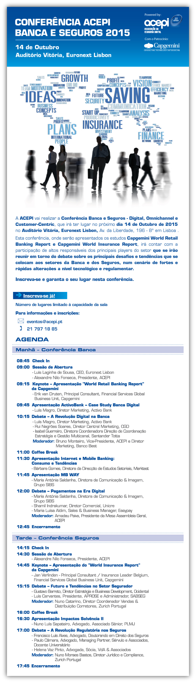 Conferência ACEPI - Banca e Seguros 14 Out 2015