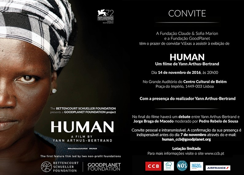 Convite “HUMAN”