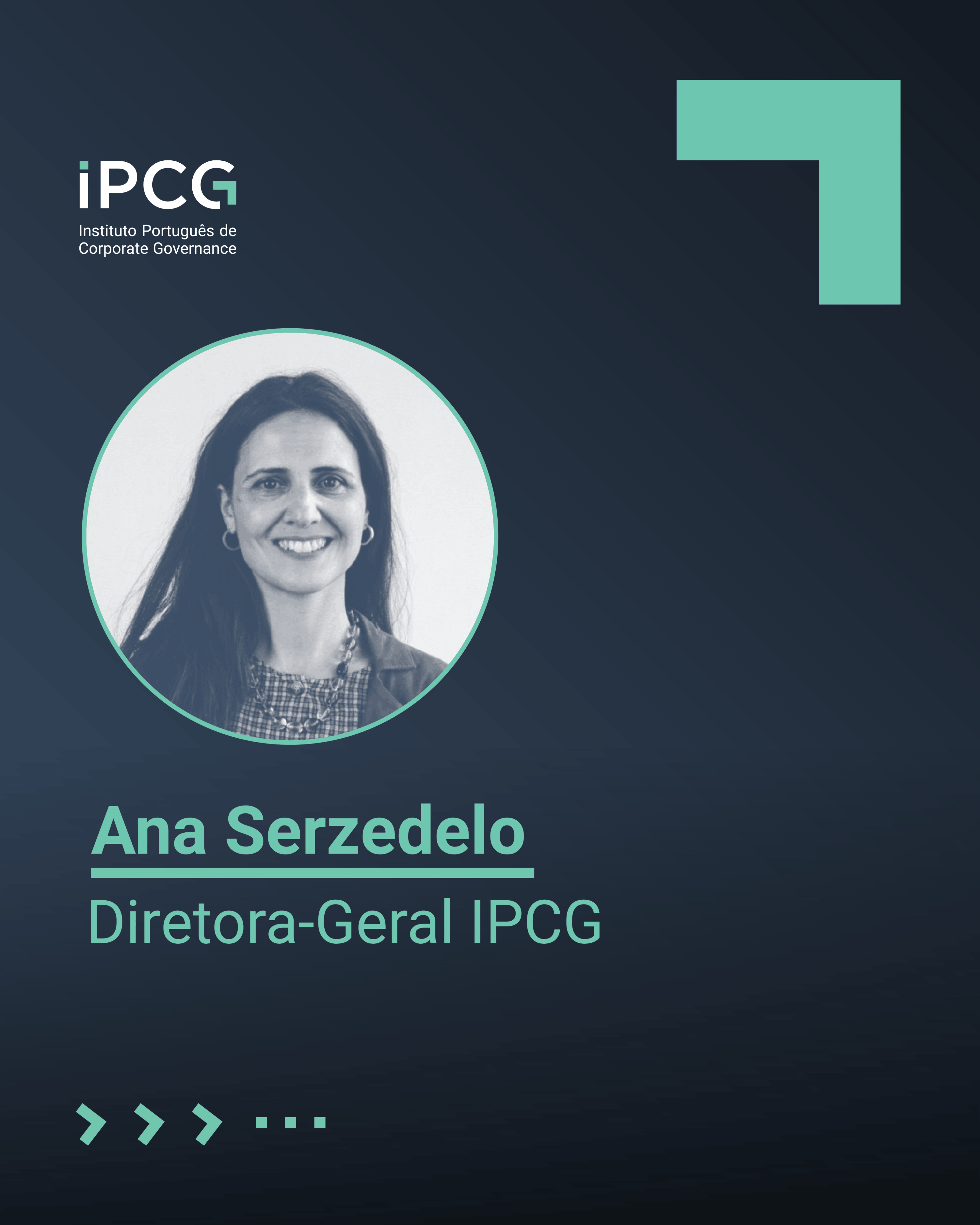 Ana Serzedelo &eacute; a nova Diretora Geral do IPCG